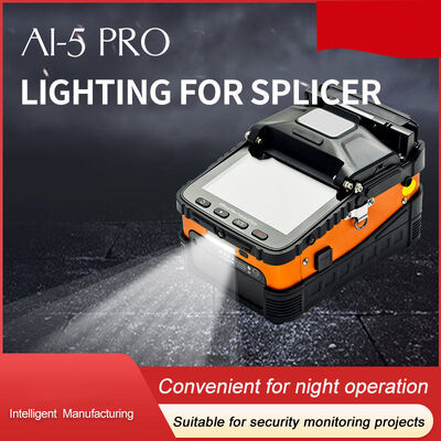 AI-5 Pro Optical Fiber Fusion Splicer 6 Motors Core Alignment for FTTH and Network Use