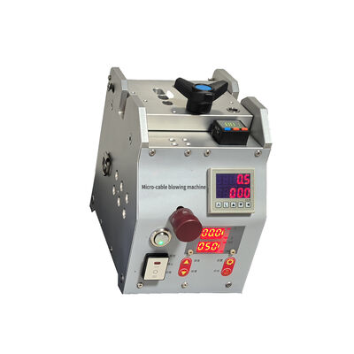 FONGKO Compact Micro Cable Blowing Machine Digital Display Fiber Optic Cable Jetting Machine voor micro duct telecom installatie