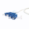 Sc aan Apc Ftth Mini Fiber Cable Splitter 1x4 Optische Plc Splitser