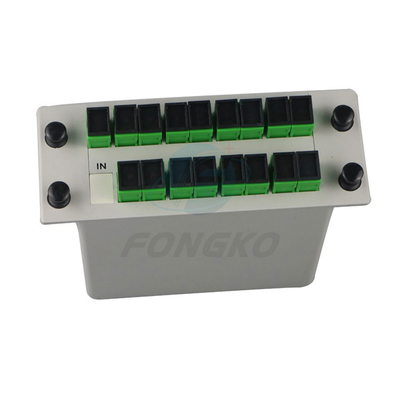 Optische Splitter Mini Type Plc Sc Apc Splitter 1X16 Glasvezel Inbreng voor Ftth