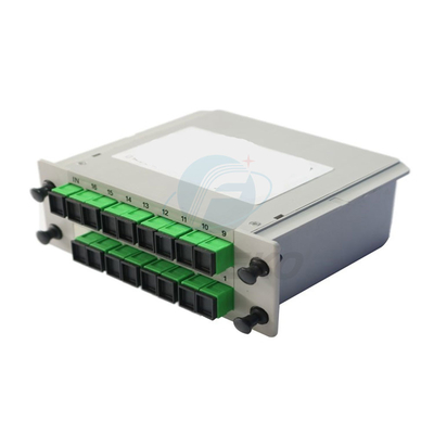 Optische Splitter Mini Type Plc Sc Apc Splitter 1X16 Glasvezel Inbreng voor Ftth