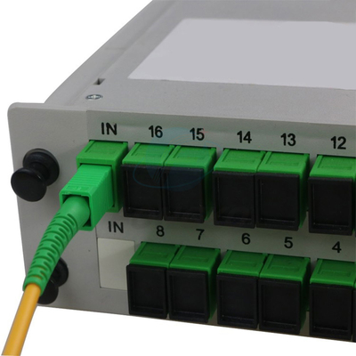 Optische Splitter Mini Type Plc Sc Apc Splitter 1X16 Glasvezel Inbreng voor Ftth