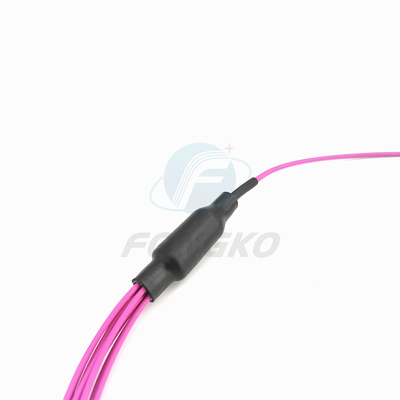 8 vezel OM4 MPO aan LC-Flardkoord MPO aan LC-Kabel van de Vezel de Optische Doorbraak