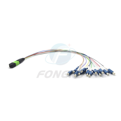 8/12/24 Fiber MTP MPO naar LC Fanout Patch Cable voor FTTB 0,9 mm MPO Connector Type