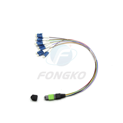 8/12/24 Fiber MTP MPO naar LC Fanout Patch Cable voor FTTB 0,9 mm MPO Connector Type