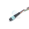 12 vezelmpo LC Fanout Kabel OM3 aan 0.9mm Koord van het MM.vezel het Optische Flard