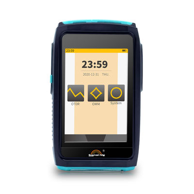 Mini Handheld Optical Time-Domain Reflectometer 5 in 1 OTDR 80km Range Features VFL IOLA OPM OLS for Fiber Optic Equipment