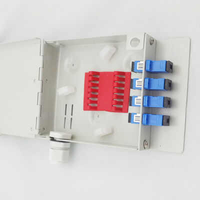 FONGKO 4-aderige buitenterminaldoos vezel FTTH DIN-rail gemonteerde vezelafsluitdoos