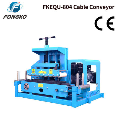 FONGKO FKEQU-804 Draadtrekmachine 4~20m/min Benzine Generator 1-18cm Kabeltransporteur