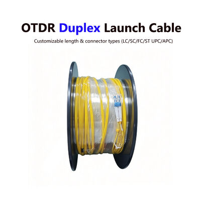 FONGKO OTDR Duplex Launch Cable LC UPC naar LC UPC Single Mode G652D G657A OTDR Test Extension Fiber Cable