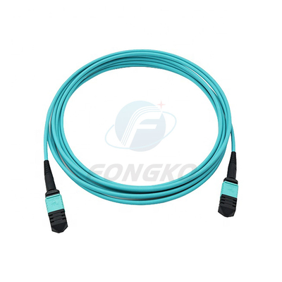 Professionele Fabrikant 1 meter 12 boort vrouwelijke MPO de vezel optische patchcord uit van Vezel Optische Patchcord OM3-300
