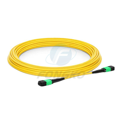 MPO-APC singlemode verbindingsdraad 8 van de 1 meter10g vezel 12 de steunaanpassing van 24core 40G100G 1310 1550NM