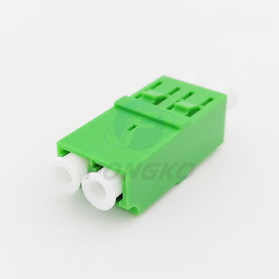 Flangeless LC/APC Duplexvezel Optische Adapter met Plastic Gesp