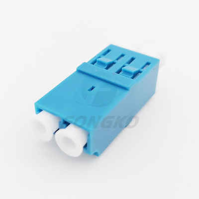 LC/UPC Duplexunibody Shell Optical Fiber Adapter Coupler Flangeless