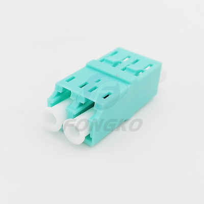 De duplexlc aan LC OM3-Adapter Unibody Plastic Shell van de Koppelings Optische Vezel